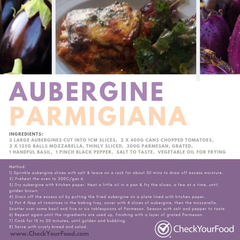Aubergine Parmigiana [Recipe]