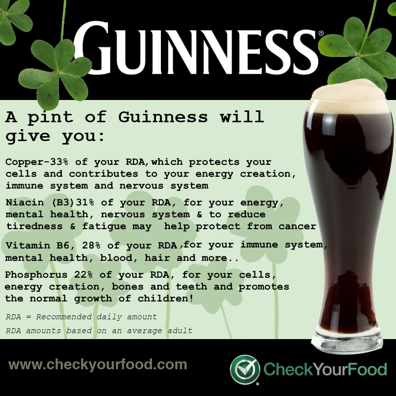 The health benefits of Guinness