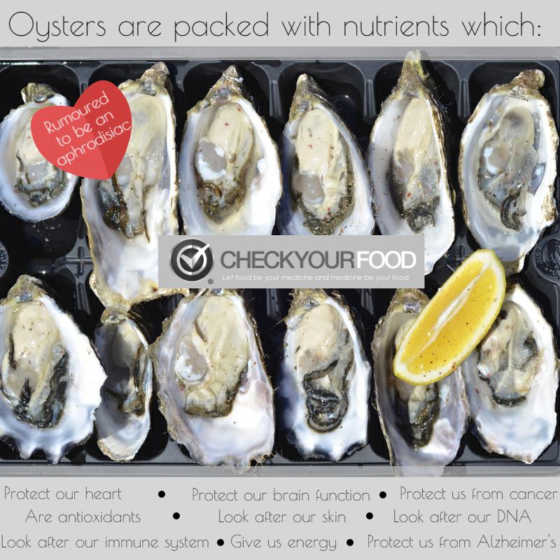 Health benefits of oysters