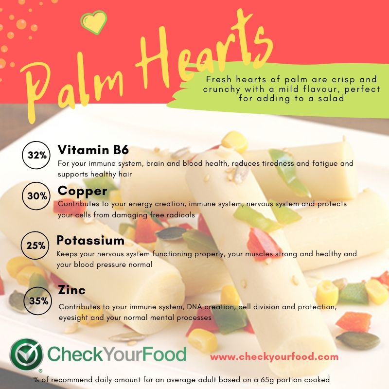 The health benefits of palm hearts
