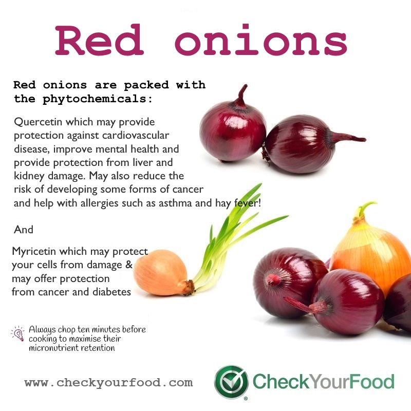 What are the health of onions