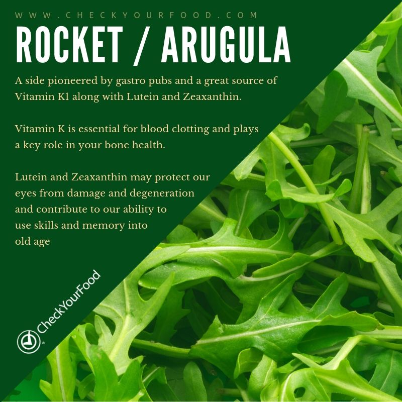 The Health Benefits of Rocket / Arugula