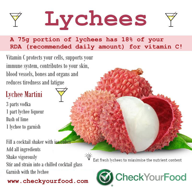 The health benefits of lychees
