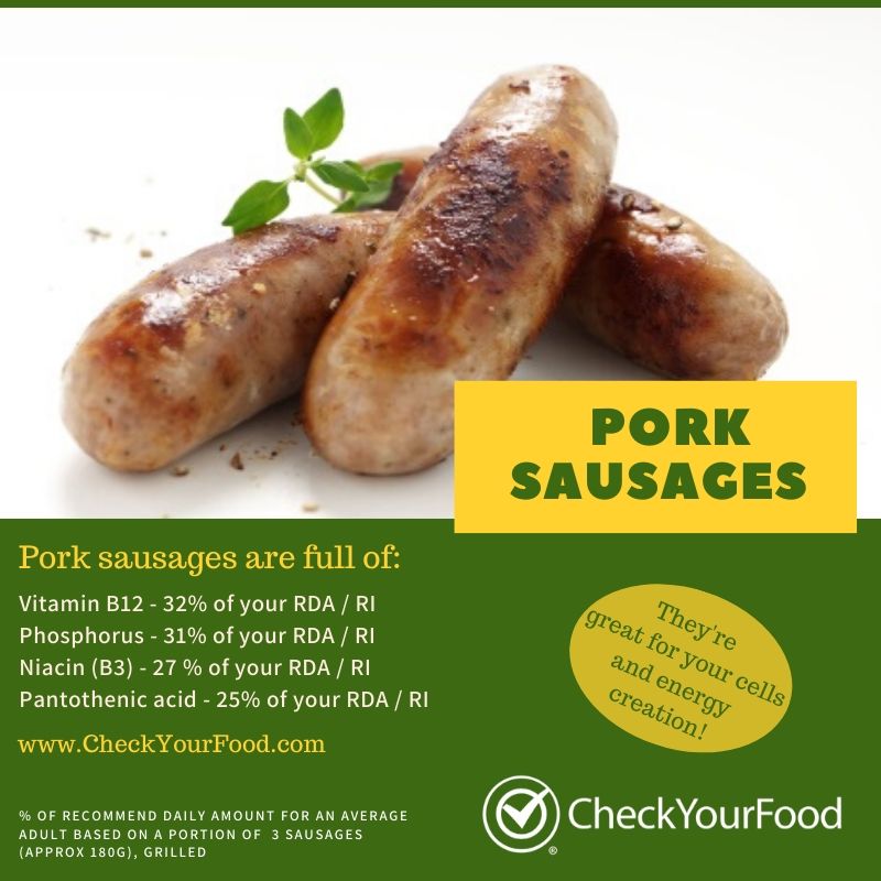 The health benefits of sausages