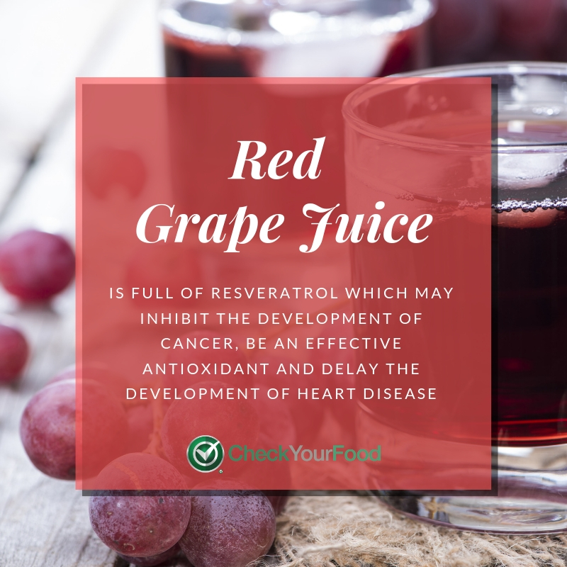 Health benefits of Red Grape Juice