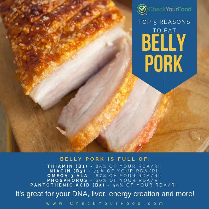 Top 5 reasons to eat belly pork