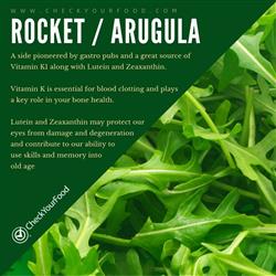 The Health Benefits of Rocket / Arugula blog