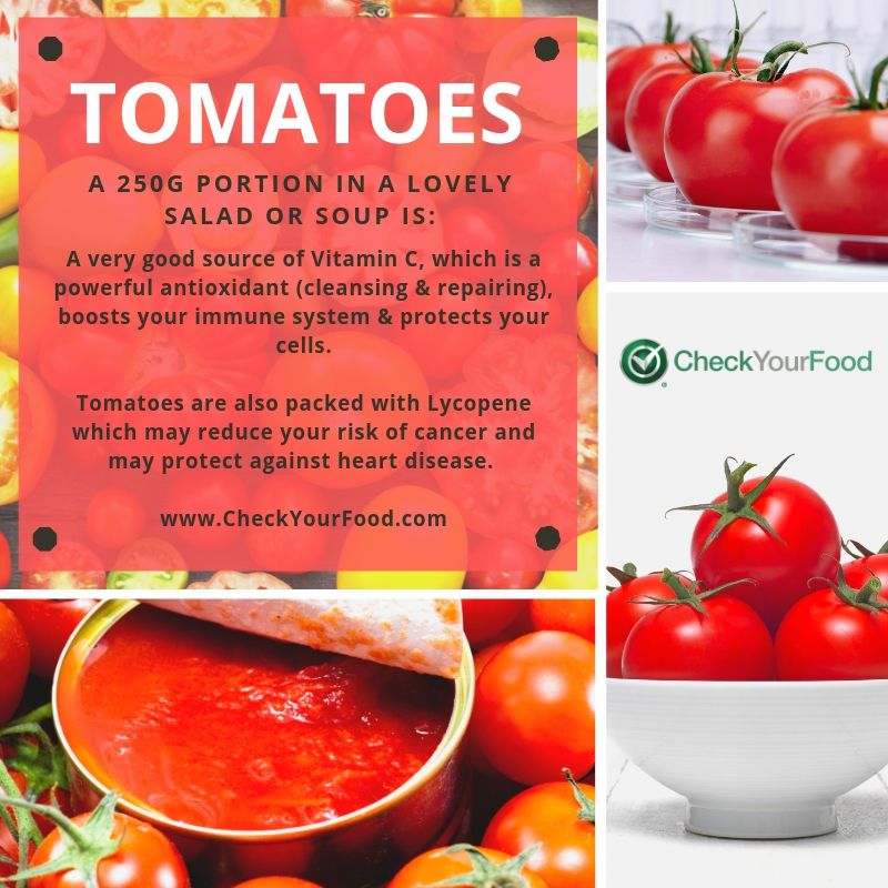 The health benefits of tomatoes