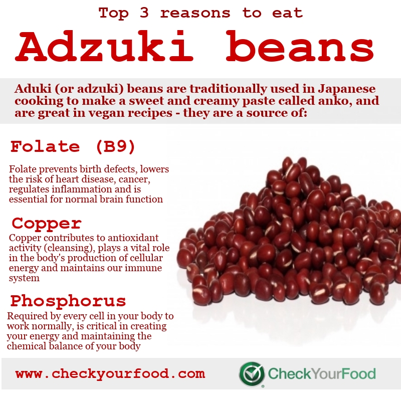 The health benefits of adzuki beans