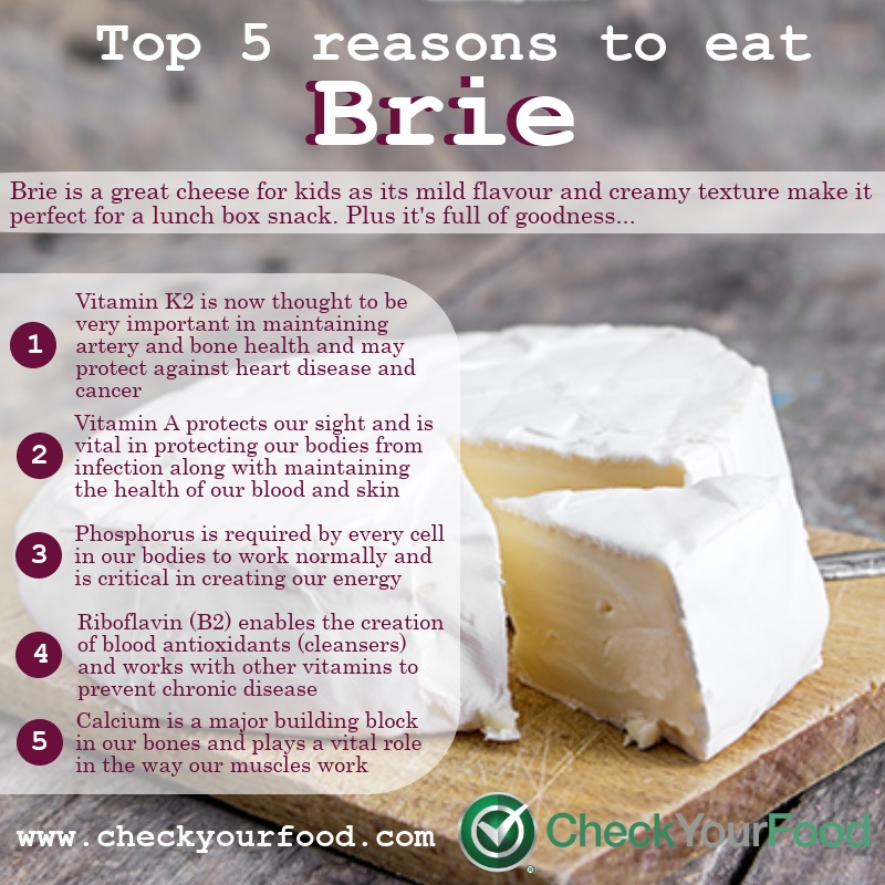 The health benefits of Brie