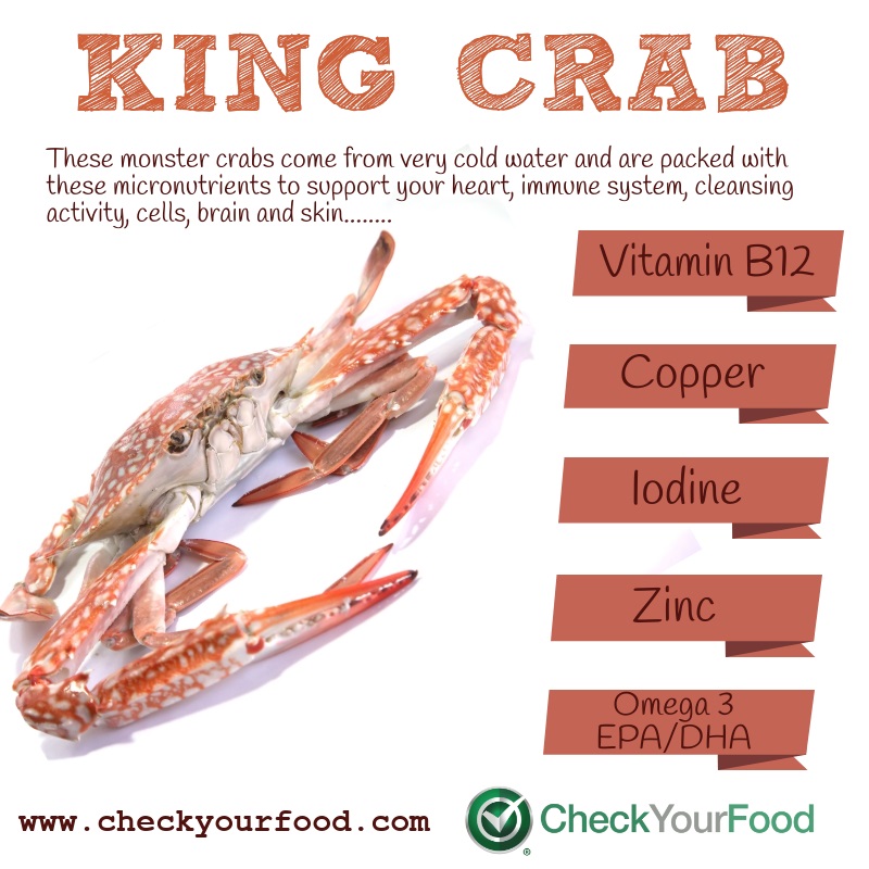 The health benefits of Alaskan king crab