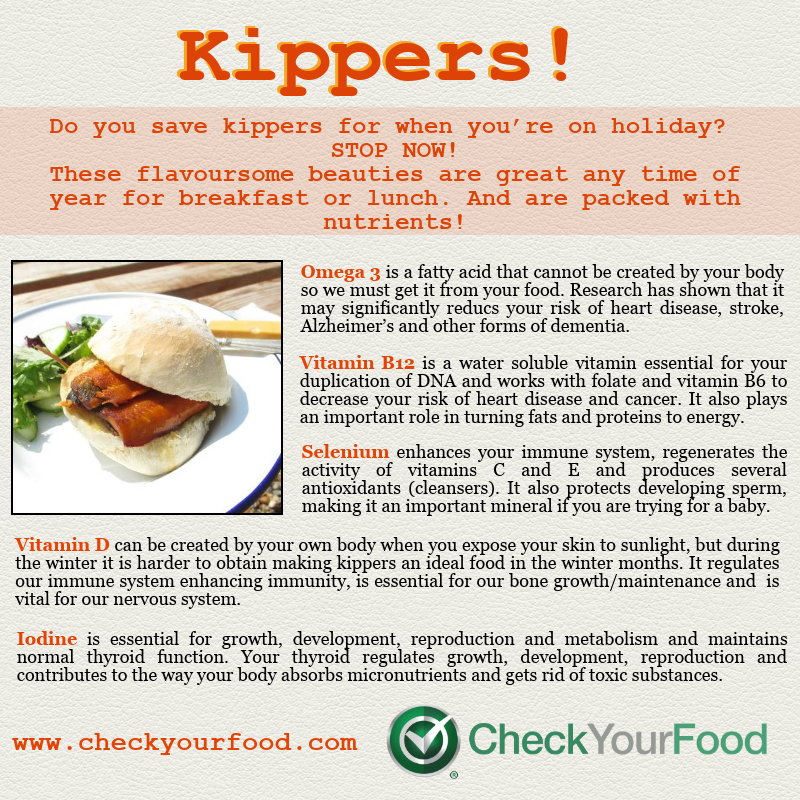 The health benefits of kippers