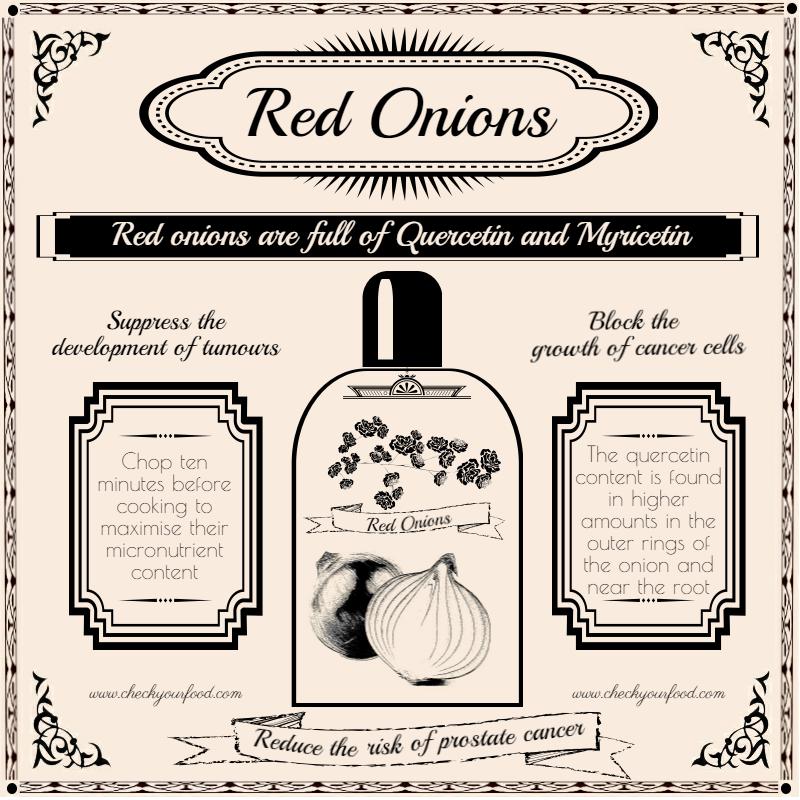 The health benefits of red onions