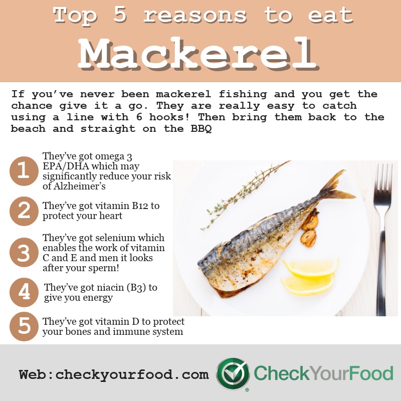 The health benefits of mackerel