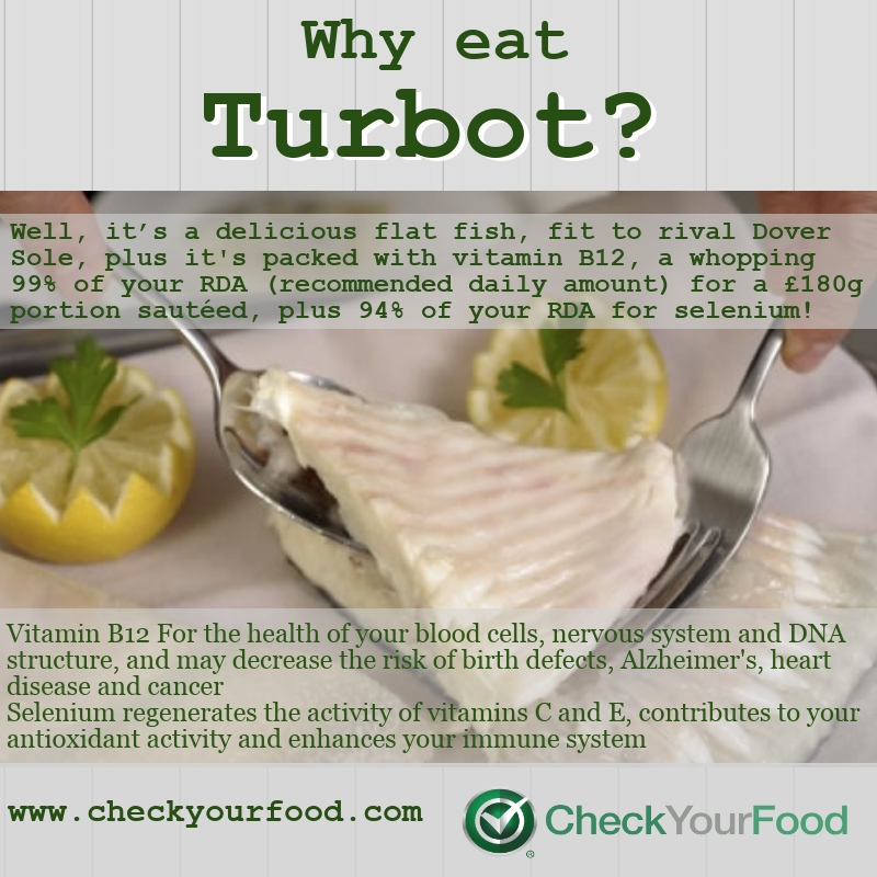 The health benefits of turbot