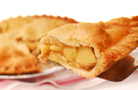 Apple pie - retail nutritional information