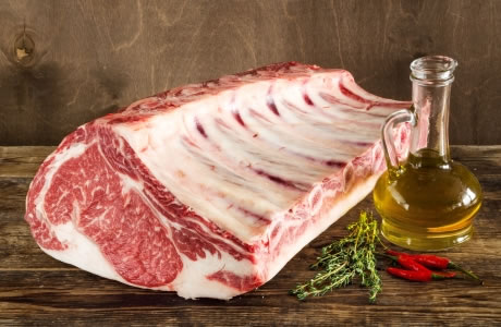 Beef fore rib roast - bone in nutritional information