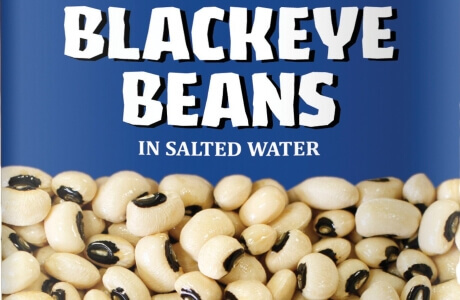Black eye beans - tinned nutritional information