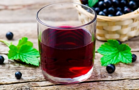Blackcurrant juice drink - undiluted nutritional information