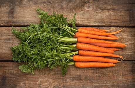 Carrots - orange nutritional information