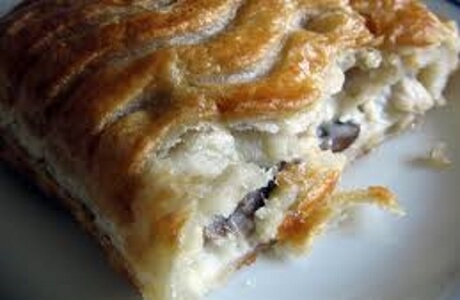 Chicken and mushroom pasty - retail nutritional information