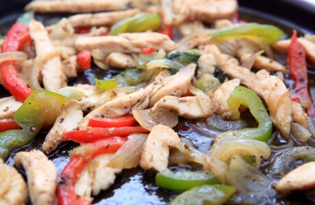 Chicken fajita - takeaway nutritional information