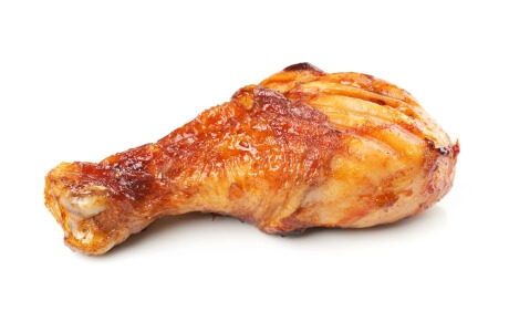 Chicken leg/drumstick - cooked nutritional information
