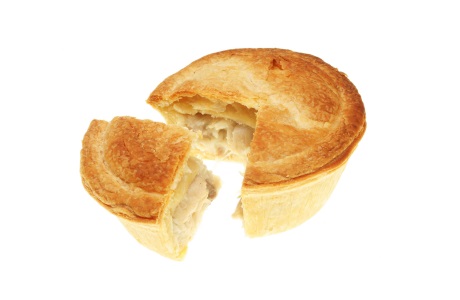 Chicken pie - retail nutritional information