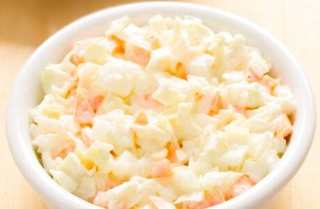 Coleslaw - retail nutritional information