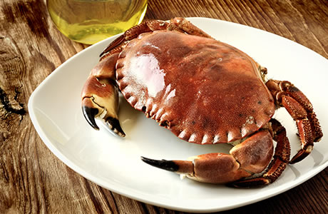 Crab whole cooked  nutritional information