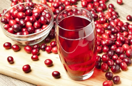 Cranberry juice drink - carton nutritional information