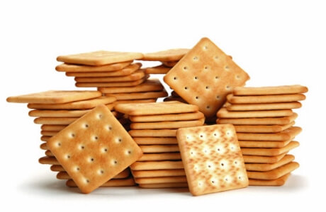 Cream crackers - crackerbreads nutritional information