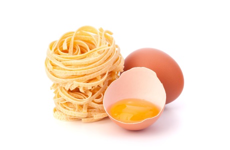 Dried egg pasta nutritional information