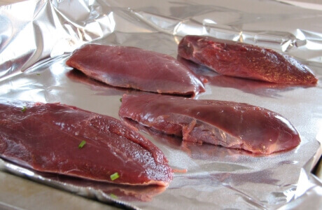 Duck w/o fat & skin nutritional information