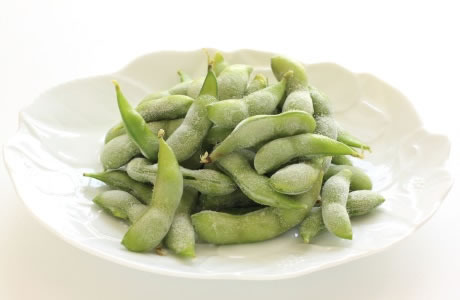 Edamame/soy beans - in pods nutritional information