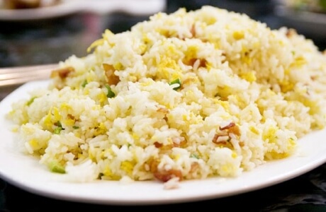 Egg fried rice - takeaway nutritional information