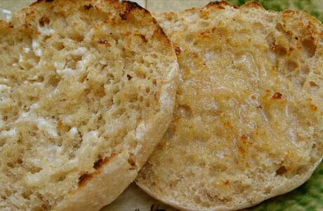 English muffins - white nutritional information