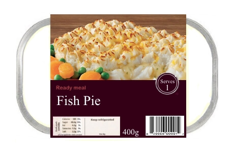 Fish pie - ready meal - 400g nutritional information