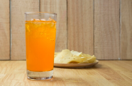 Fizzy orange fruit drink - Fanta style nutritional information