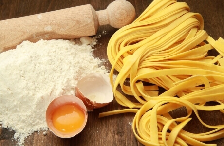 Fresh egg pasta -retail nutritional information