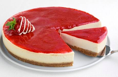 Frozen fruit cheesecake - retail nutritional information