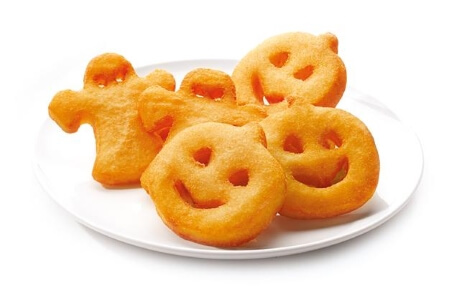 Frozen potato shapes nutritional information