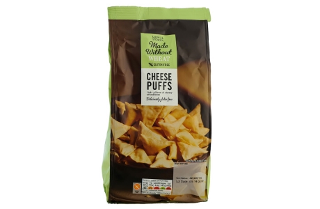 Gluten free cheese puffs nutritional information