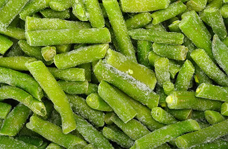 Green beans - snap - frozen nutritional information