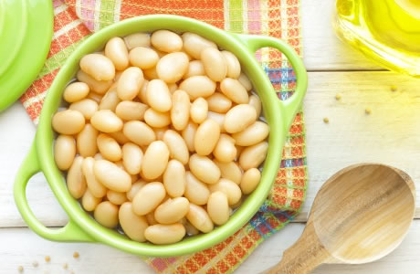 Haricot beans - white - tinned nutritional information