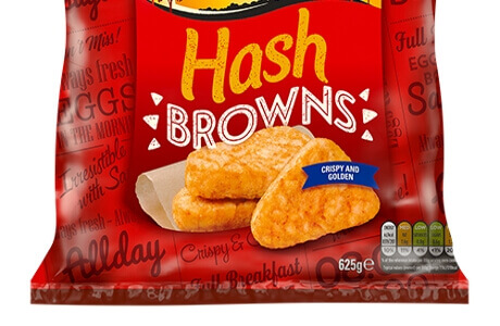 Hash browns - retail nutritional information
