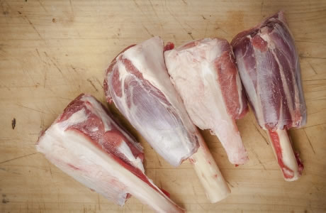 Lamb shank - bone in nutritional information