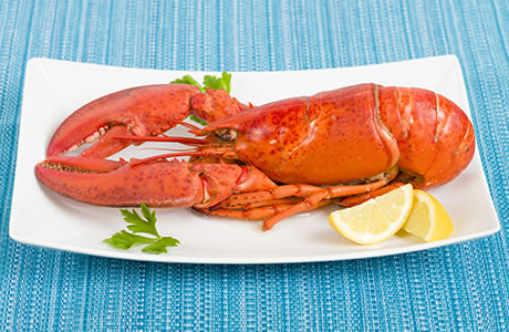 Lobster whole cooked nutritional information