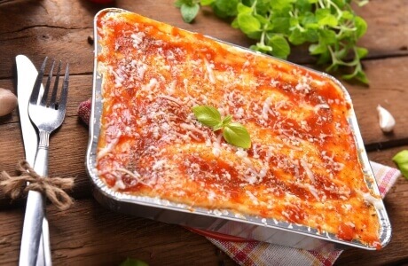 Meat lasagne - ready meal - 400g nutritional information