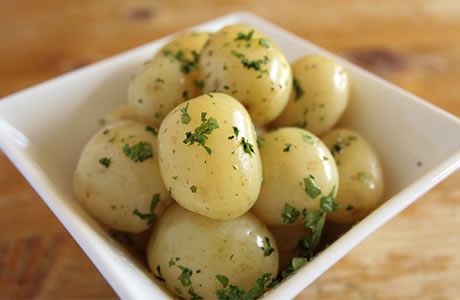 New potatoes - skin on nutritional information